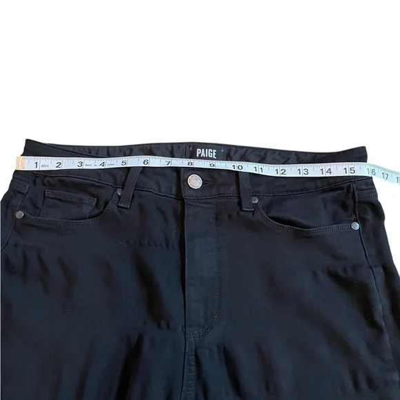 PAIGE Hoxton Ultra Skinny Black Jeans Women’s Size 31 - Picture 4 of 11